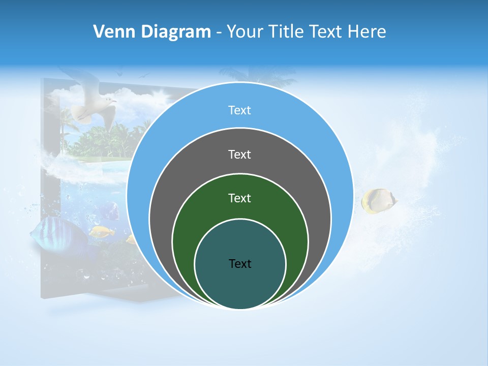 Sealife Fish Resolution PowerPoint Template