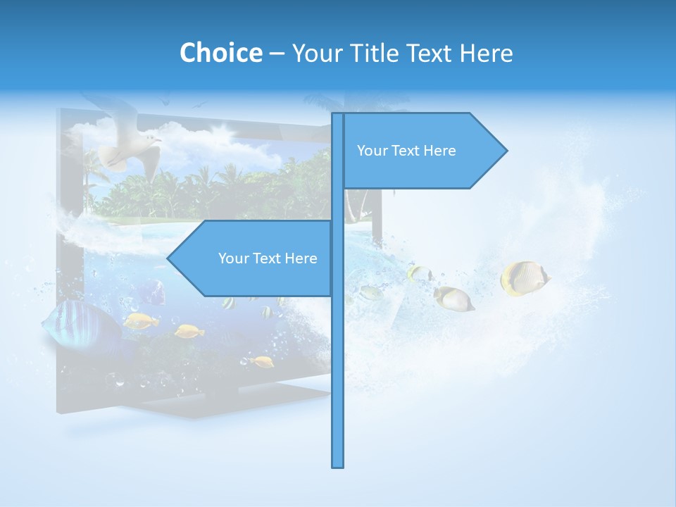 Sealife Fish Resolution PowerPoint Template