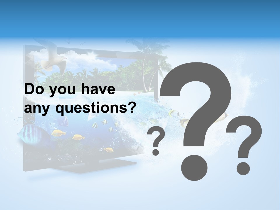 Sealife Fish Resolution PowerPoint Template