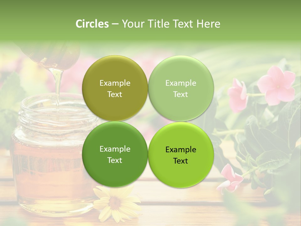 Aromatic Liquid Sticky PowerPoint Template