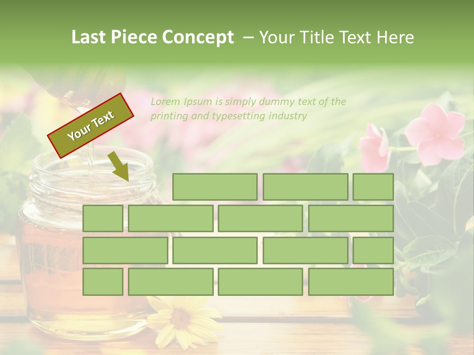 Aromatic Liquid Sticky PowerPoint Template