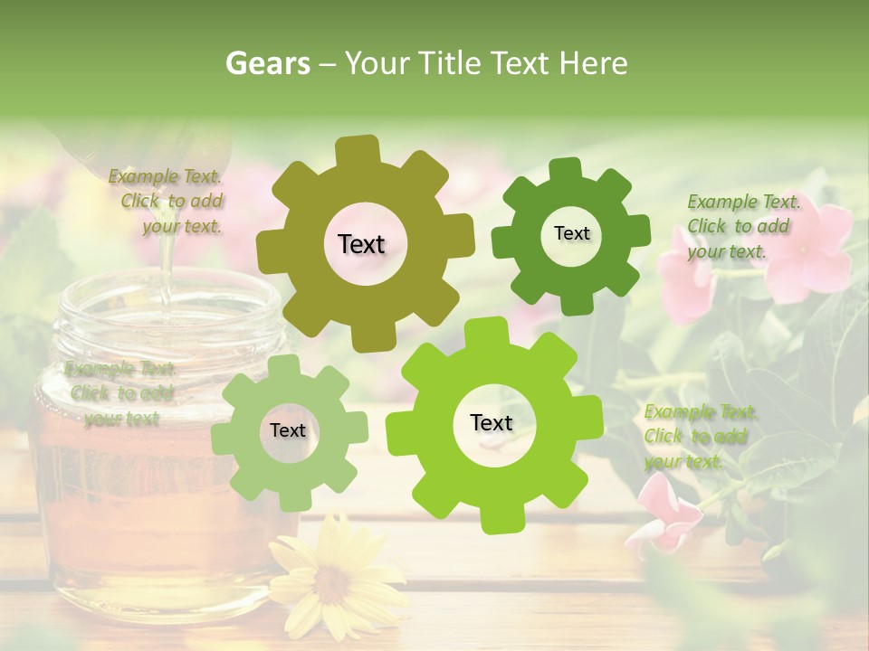 Aromatic Liquid Sticky PowerPoint Template