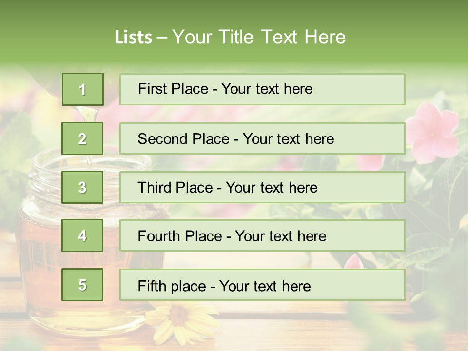 Aromatic Liquid Sticky PowerPoint Template