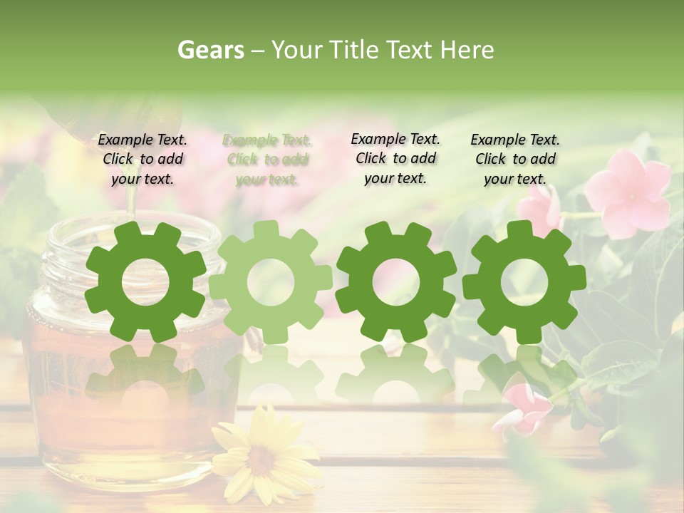 Aromatic Liquid Sticky PowerPoint Template