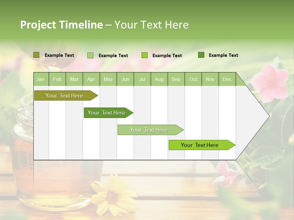 Aromatic Liquid Sticky PowerPoint Template