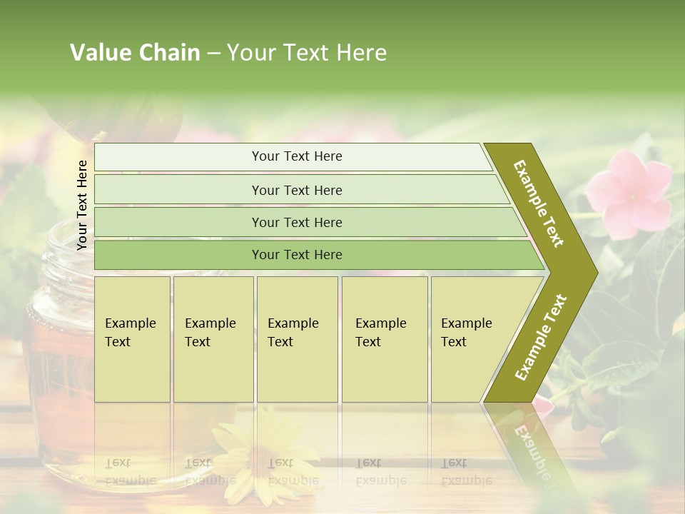 Aromatic Liquid Sticky PowerPoint Template