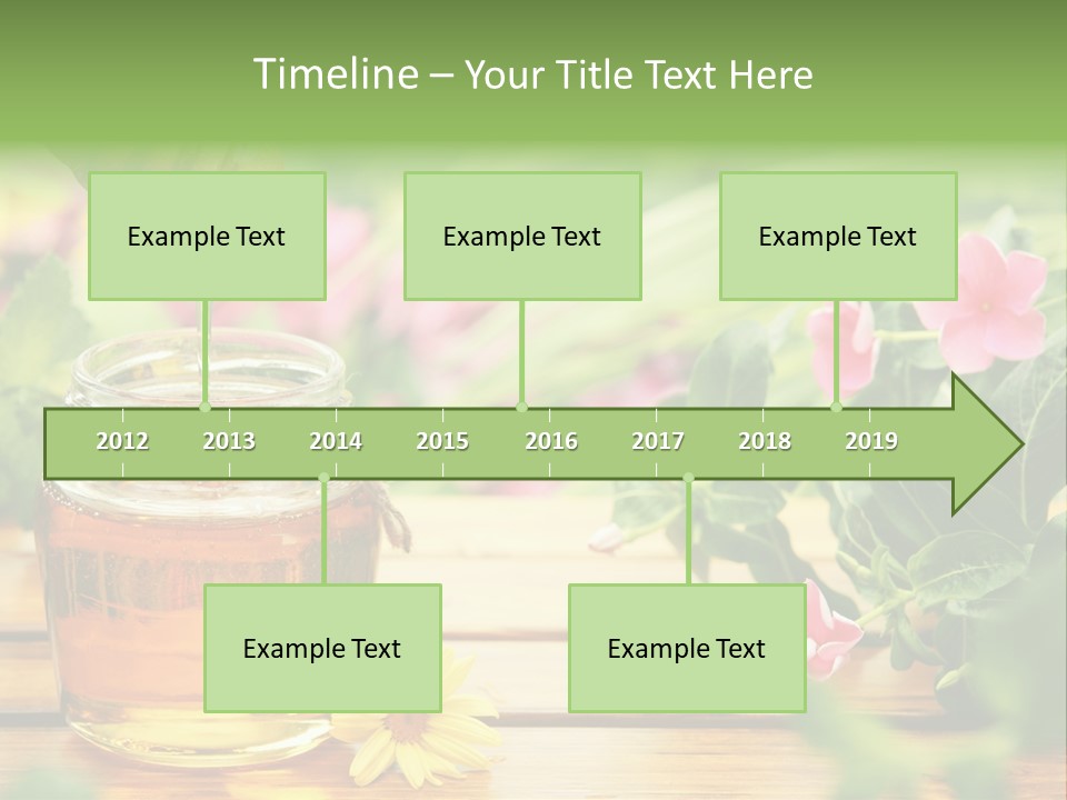 Aromatic Liquid Sticky PowerPoint Template