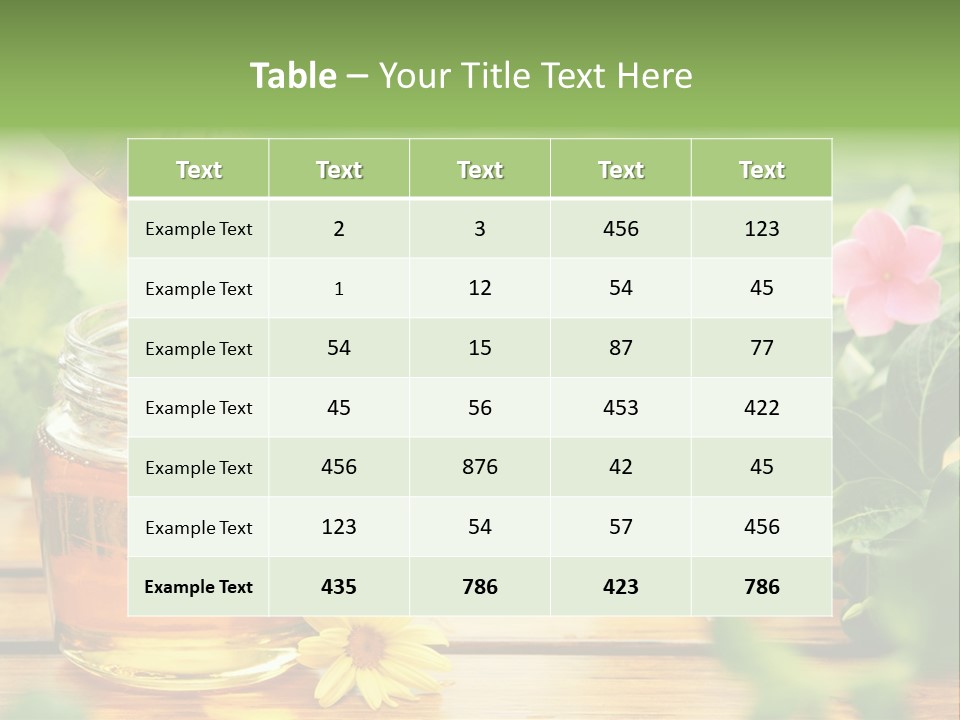 Aromatic Liquid Sticky PowerPoint Template