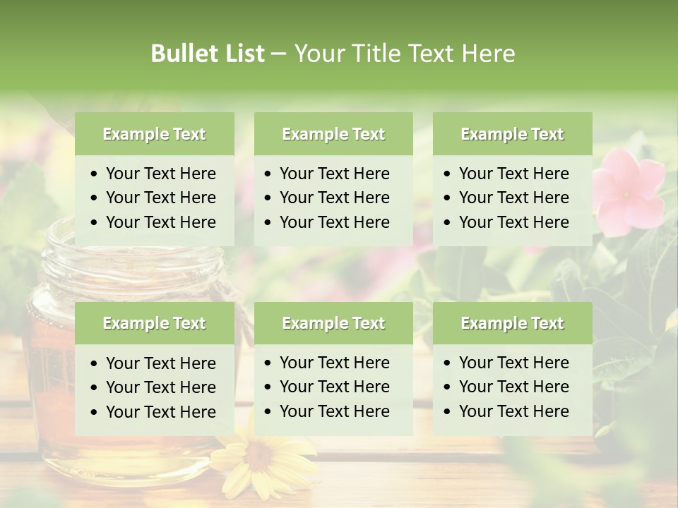Aromatic Liquid Sticky PowerPoint Template