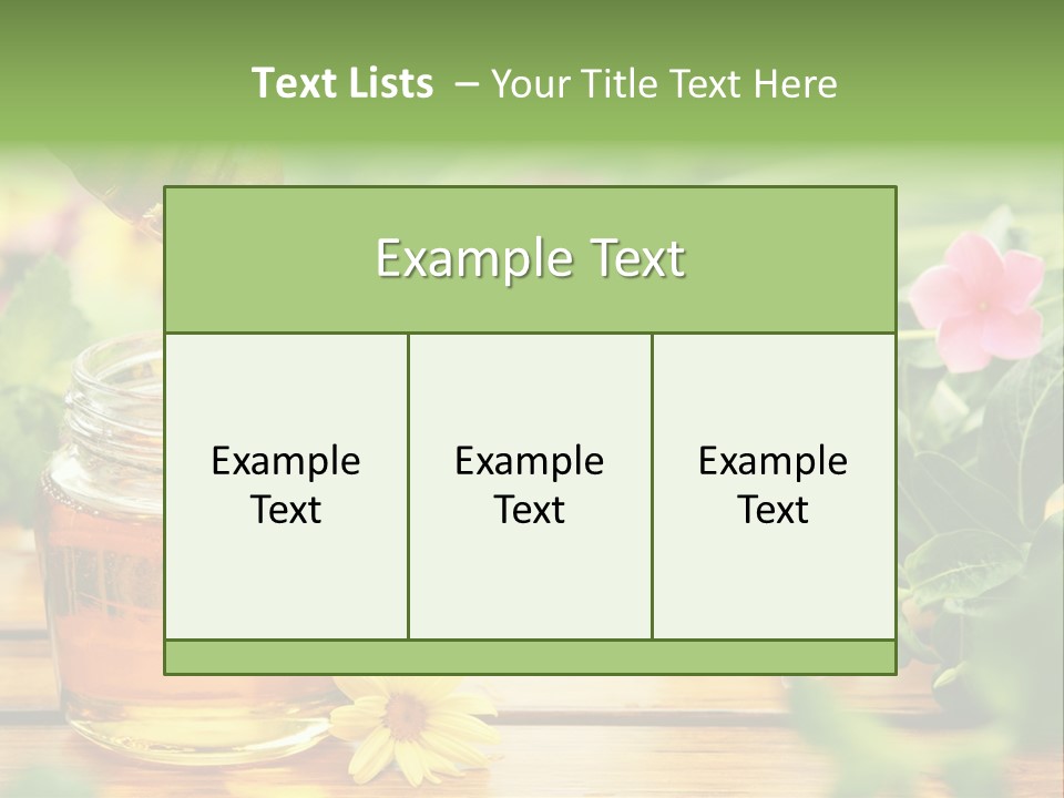 Aromatic Liquid Sticky PowerPoint Template