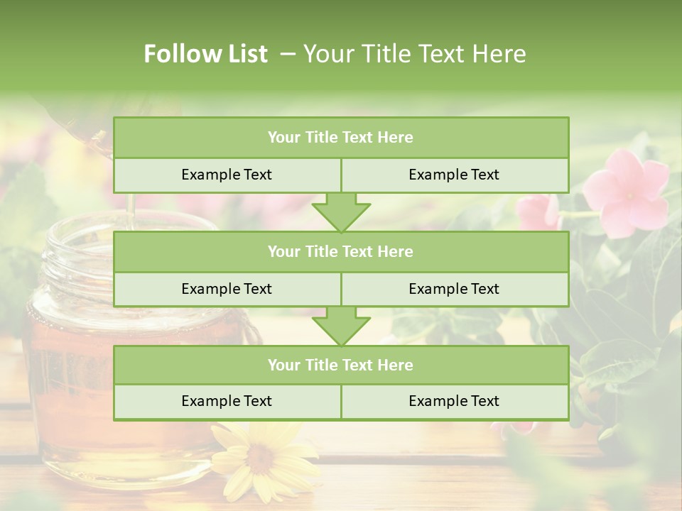 Aromatic Liquid Sticky PowerPoint Template