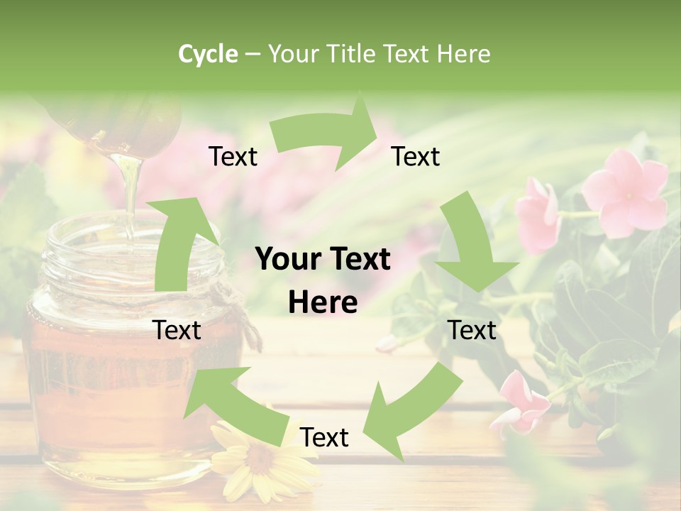 Aromatic Liquid Sticky PowerPoint Template