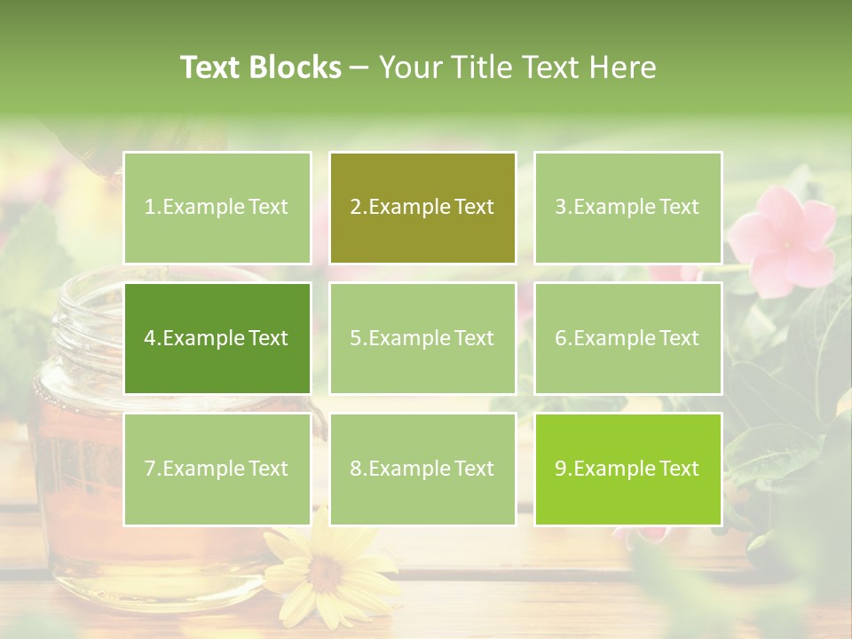 Aromatic Liquid Sticky PowerPoint Template