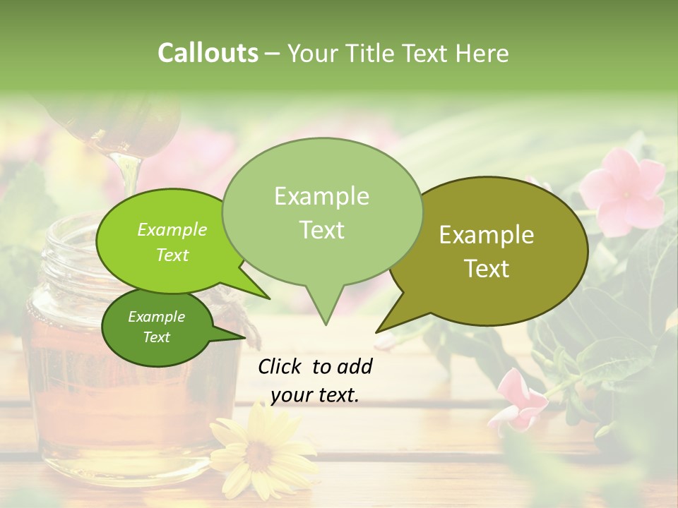 Aromatic Liquid Sticky PowerPoint Template