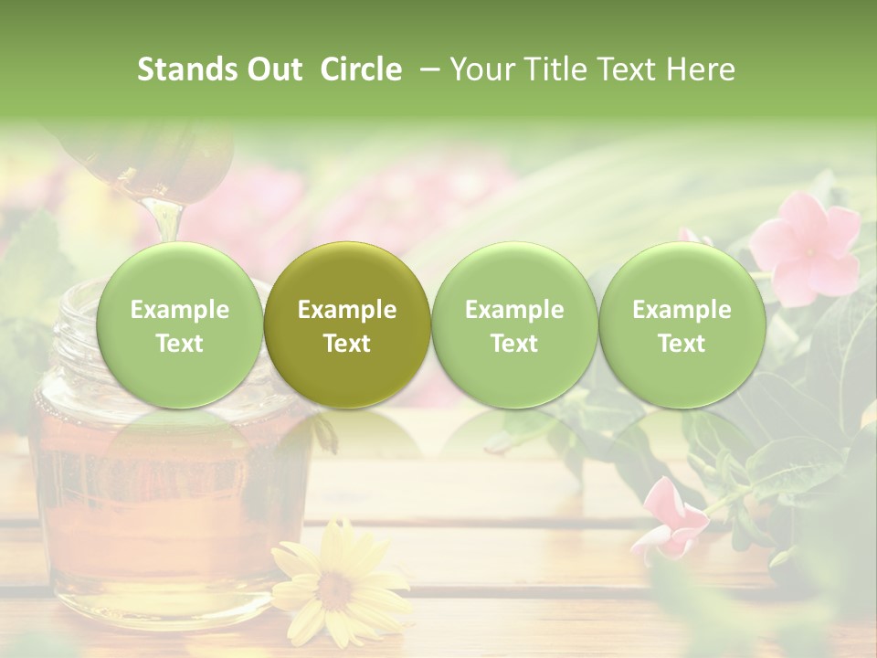 Aromatic Liquid Sticky PowerPoint Template