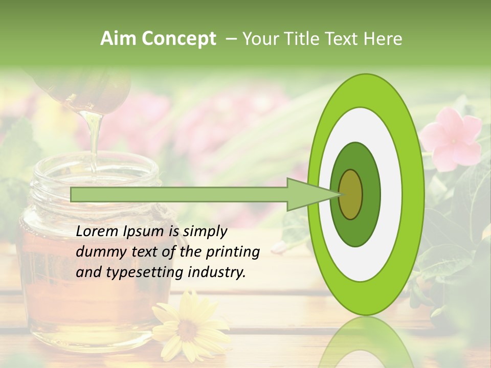 Aromatic Liquid Sticky PowerPoint Template