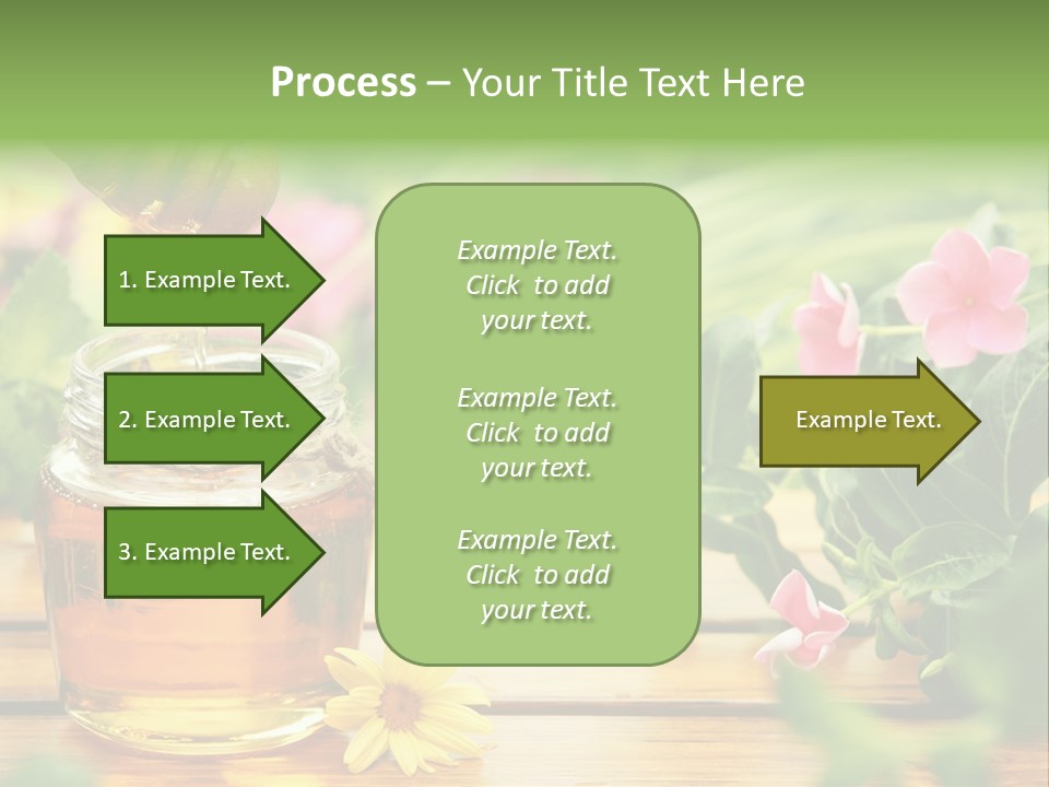 Aromatic Liquid Sticky PowerPoint Template