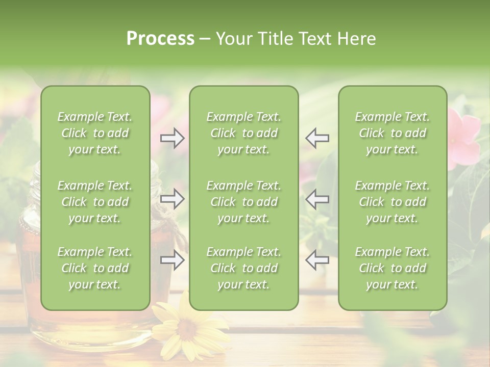 Aromatic Liquid Sticky PowerPoint Template
