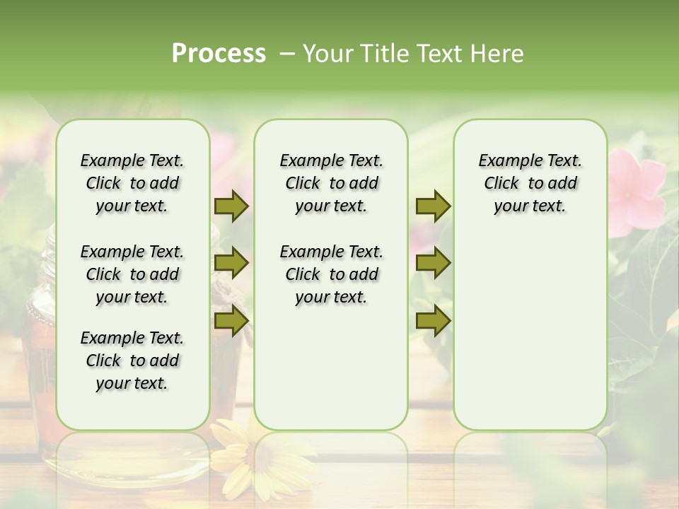 Aromatic Liquid Sticky PowerPoint Template