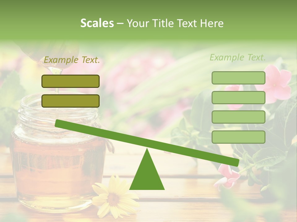 Aromatic Liquid Sticky PowerPoint Template