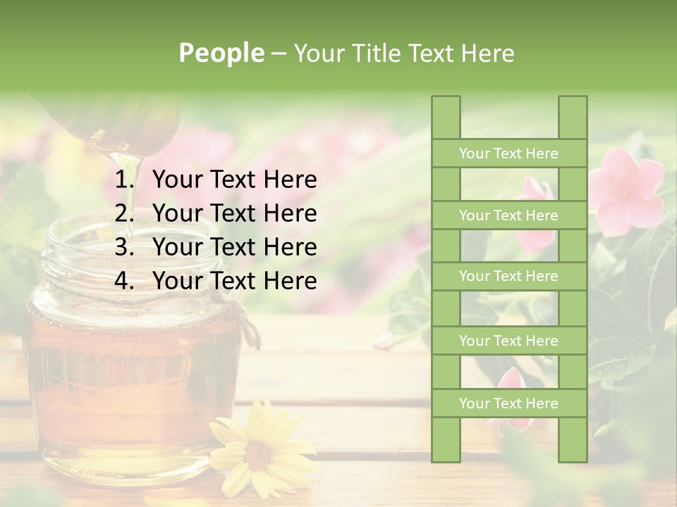 Aromatic Liquid Sticky PowerPoint Template