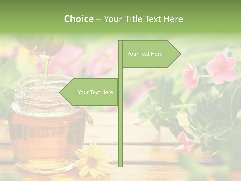 Aromatic Liquid Sticky PowerPoint Template