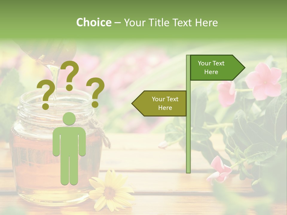 Aromatic Liquid Sticky PowerPoint Template