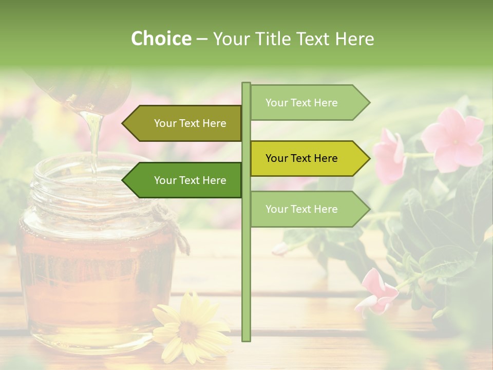Aromatic Liquid Sticky PowerPoint Template