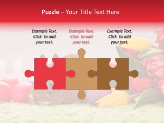 Himmel Osterhase Zwergkaninchen PowerPoint Template