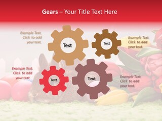 Himmel Osterhase Zwergkaninchen PowerPoint Template