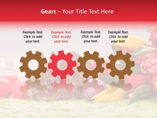 Himmel Osterhase Zwergkaninchen PowerPoint Template