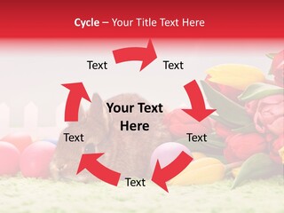 Himmel Osterhase Zwergkaninchen PowerPoint Template