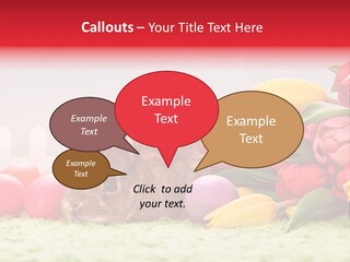 Himmel Osterhase Zwergkaninchen PowerPoint Template