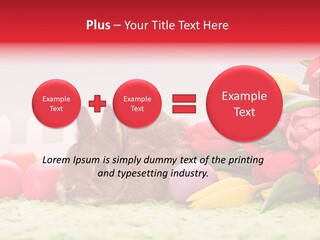 Himmel Osterhase Zwergkaninchen PowerPoint Template