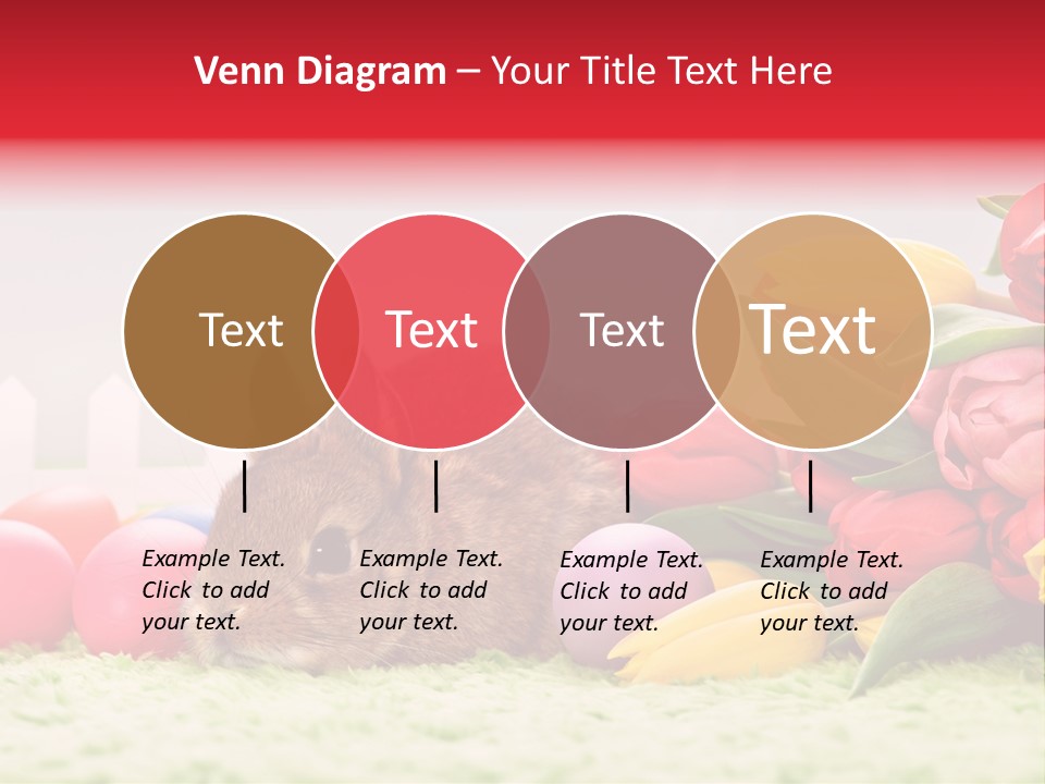 Himmel Osterhase Zwergkaninchen PowerPoint Template