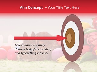 Himmel Osterhase Zwergkaninchen PowerPoint Template