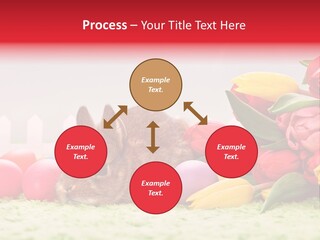 Himmel Osterhase Zwergkaninchen PowerPoint Template
