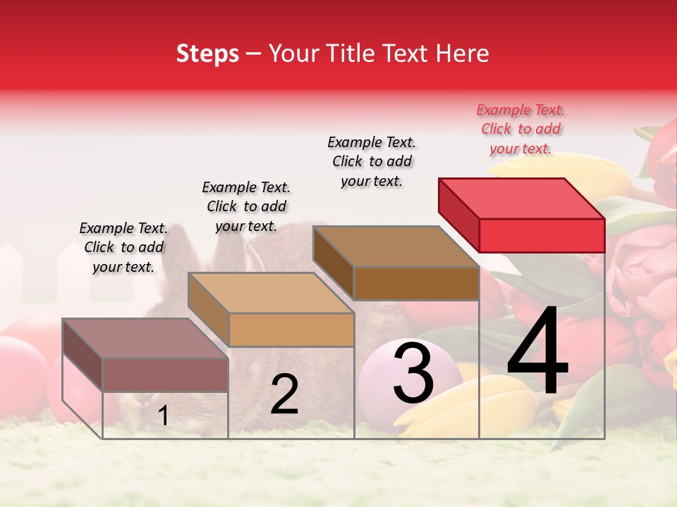 Himmel Osterhase Zwergkaninchen PowerPoint Template