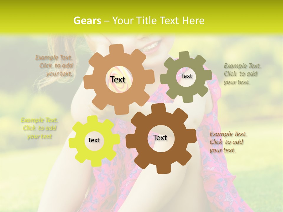 Outdoor Cane Sit PowerPoint Template