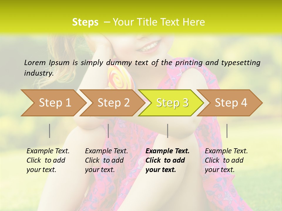 Outdoor Cane Sit PowerPoint Template