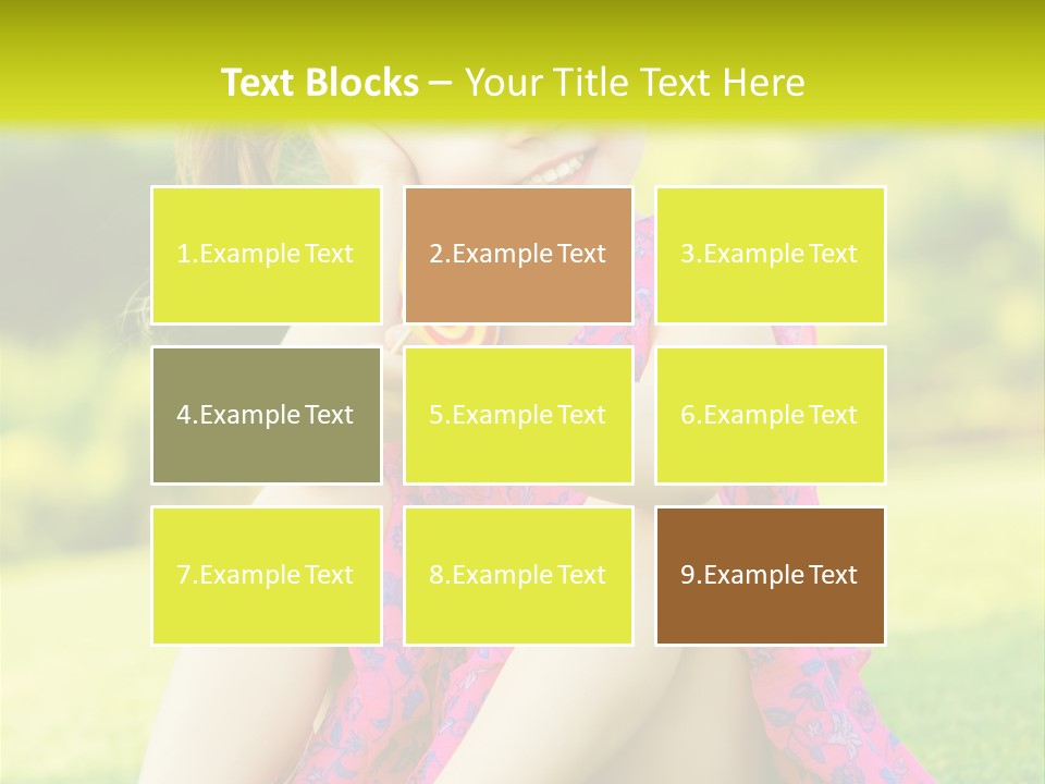 Outdoor Cane Sit PowerPoint Template