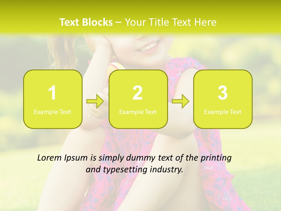Outdoor Cane Sit PowerPoint Template