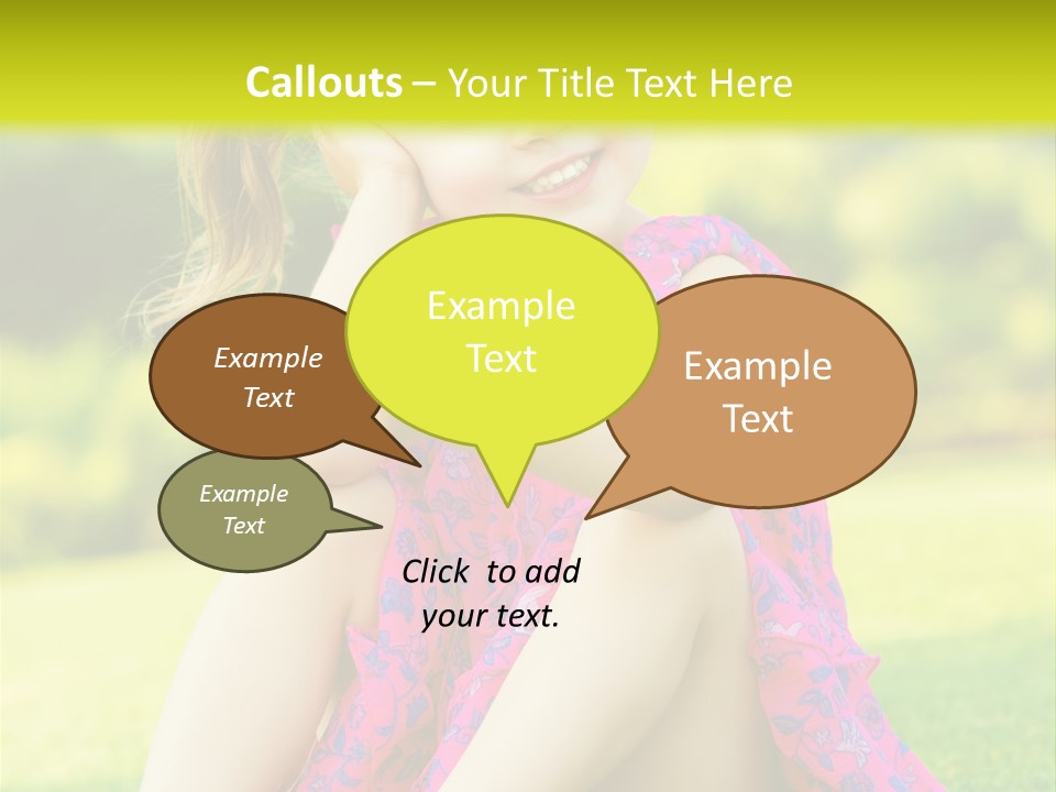 Outdoor Cane Sit PowerPoint Template