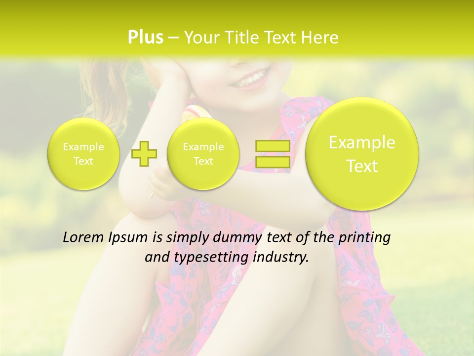 Outdoor Cane Sit PowerPoint Template