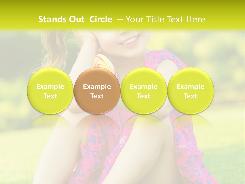 Outdoor Cane Sit PowerPoint Template