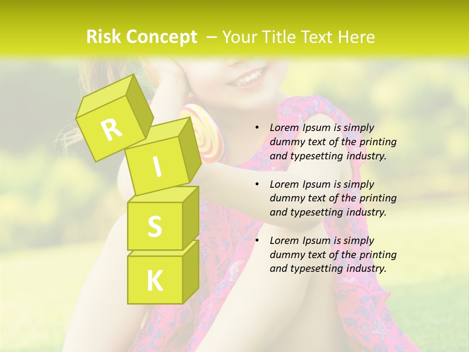 Outdoor Cane Sit PowerPoint Template