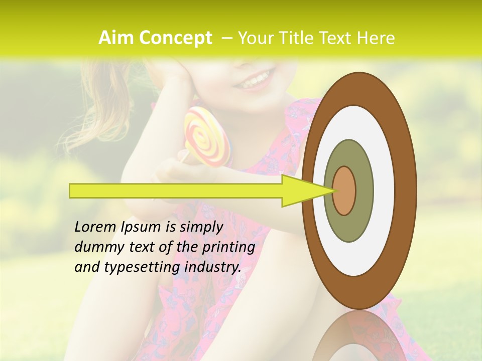 Outdoor Cane Sit PowerPoint Template