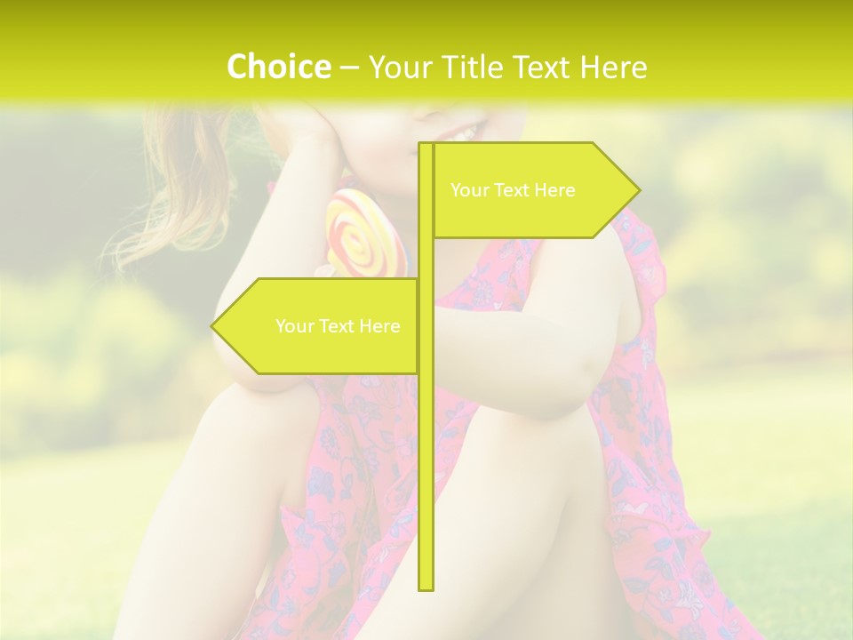 Outdoor Cane Sit PowerPoint Template