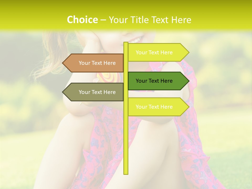 Outdoor Cane Sit PowerPoint Template