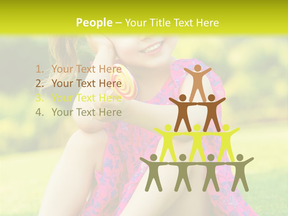 Outdoor Cane Sit PowerPoint Template